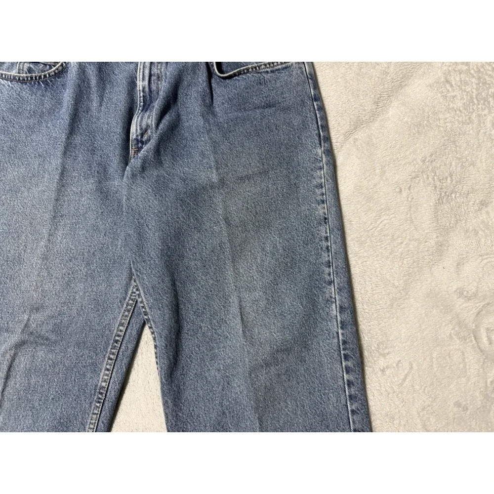 VTG Levi's 550 Relaxed Fit Husky Denim Jeans Made in USA Orange Tab 34x29